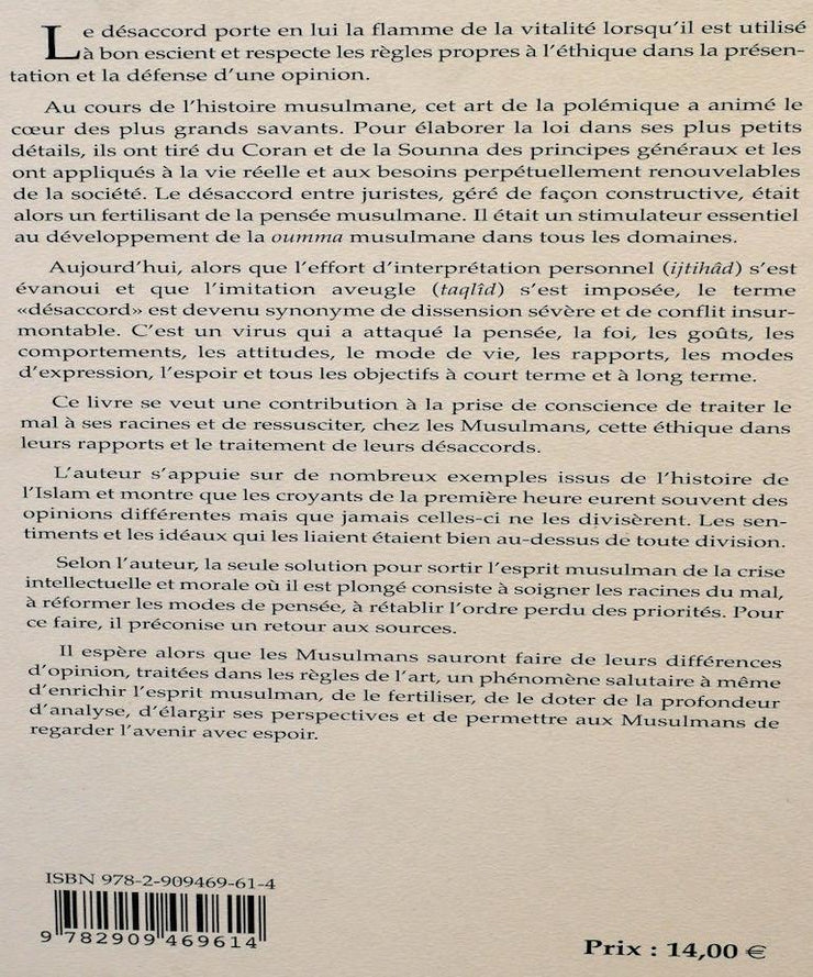 Islam Conflit D'Opinions Pour Une Éthique Du Désaccord, Livres, Yoorid, YOORID