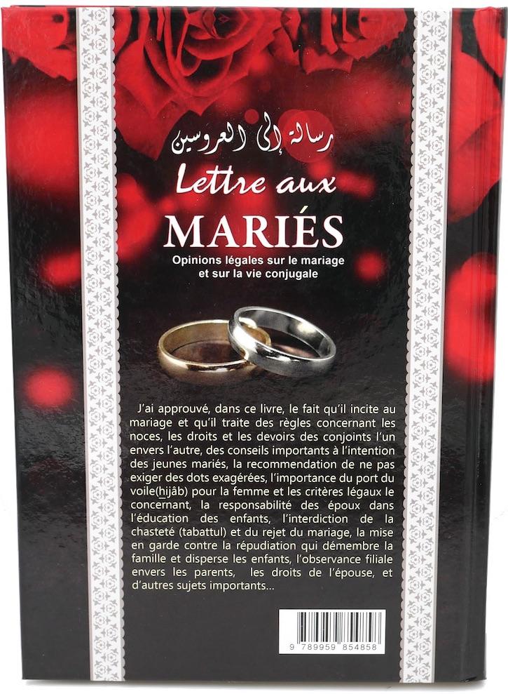 Lettre Aux Mariés, Livres, Yoorid, YOORID