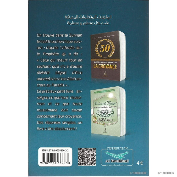 Ce Que Tout Musulman & Musulmane Doivent Impérativement Savoir, Livres, Yoorid, YOORID