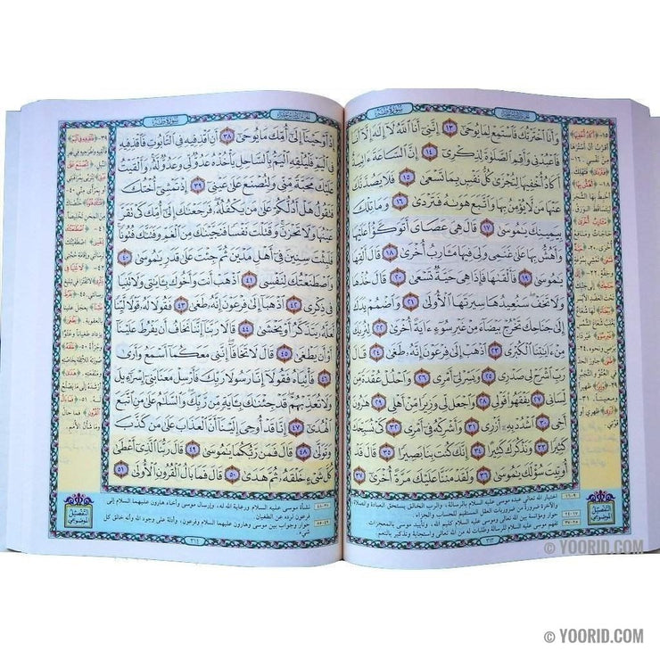 القرآن الكريم LE SAINT CORAN HAFS AVEC INTERPRÉTATION ET EXÉGÈSE EN ARABE, Livres, Yoorid, YOORID