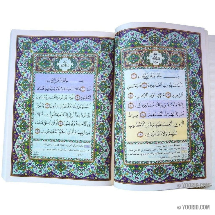 القرآن الكريم LE SAINT CORAN HAFS AVEC INTERPRÉTATION ET EXÉGÈSE EN ARABE, Livres, Yoorid, YOORID