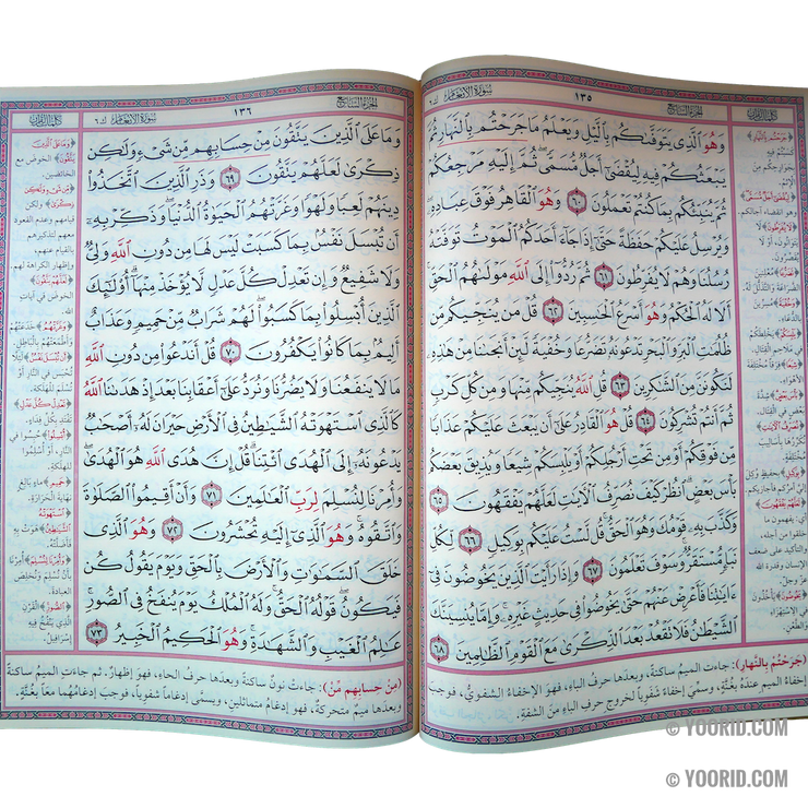 مصحف معلم التجويد Le Saint Coran Warch avec Interprétation et Exégèse en arabe, Livres, Yoorid, YOORID