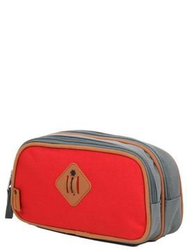 Trousse 2 compartiments gris et rouge, Luggage, Yoorid, YOORID