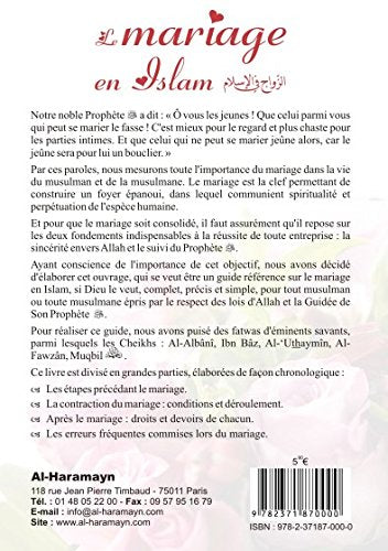 Mariage En Islam (Un Guide Complet, Précis Et Simple À Partir Des Fatwas D'Éminents Savants) (Le), Book, Yoorid, YOORID