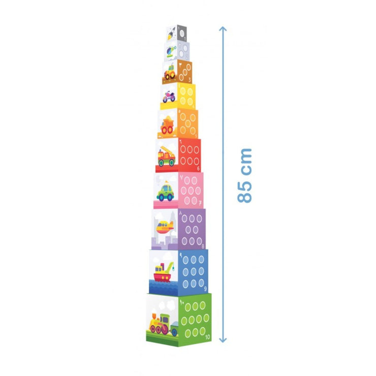 EducAtfal Les Ludo’Cubes - Tour DE, Toy, Yoorid, YOORID