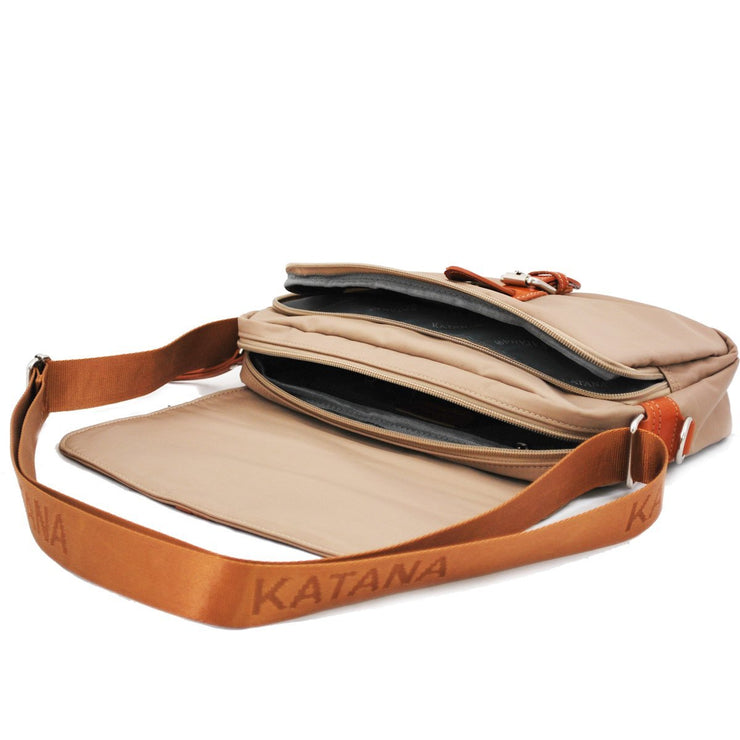 Sac bandoulière Beige Femme Katana, Luggage, Yoorid, YOORID