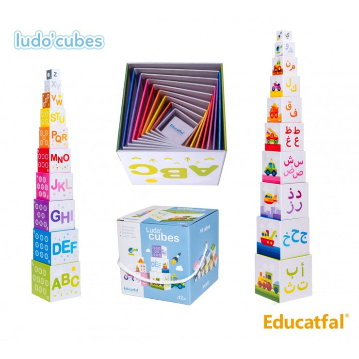 EducAtfal Les Ludo’Cubes - Tour DE, Toy, Yoorid, YOORID