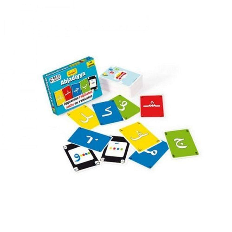 Osratouna Jeu de Cartes Abjadiyya Apprendre l'alphabet Arabe en s'amusant-138 Cartes-5+Ans, Toy, Yoorid, YOORID