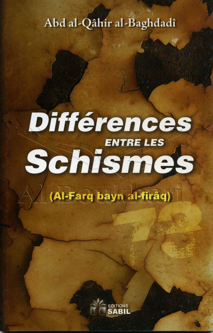 Différences Entre Les Schismes, Book, Yoorid, YOORID