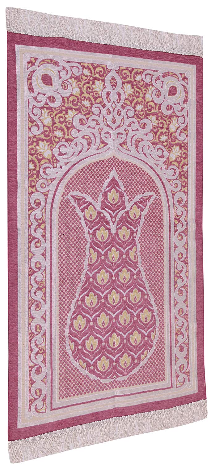 YOORID Tapis de prière Musulmane Sajjad Plusieurs variétés Moderne (Ananas Rose), tapis, Yoorid, YOORID