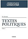 Textes politiques (Tome 1), d'Ibn Taymiyya